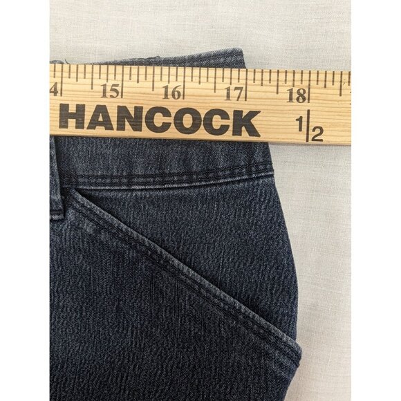 Lee Platinum Label Women Naturally Slimming Straight Wide Leg Blue Jeans Sz 12 M - Picture 8 of 12